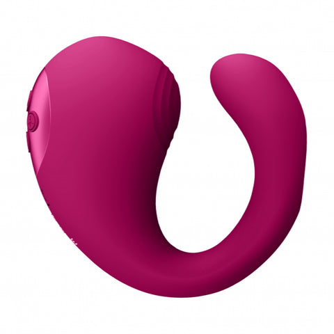 Yoko - Triple Action Vibrator Dual Prongs with Clitoral Wave - Clit Ticklers and Pulsators