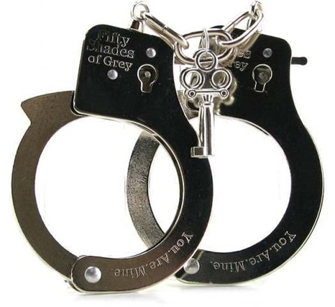 You Are Mine-Metal Handcuffs - Cuffs and Restraints