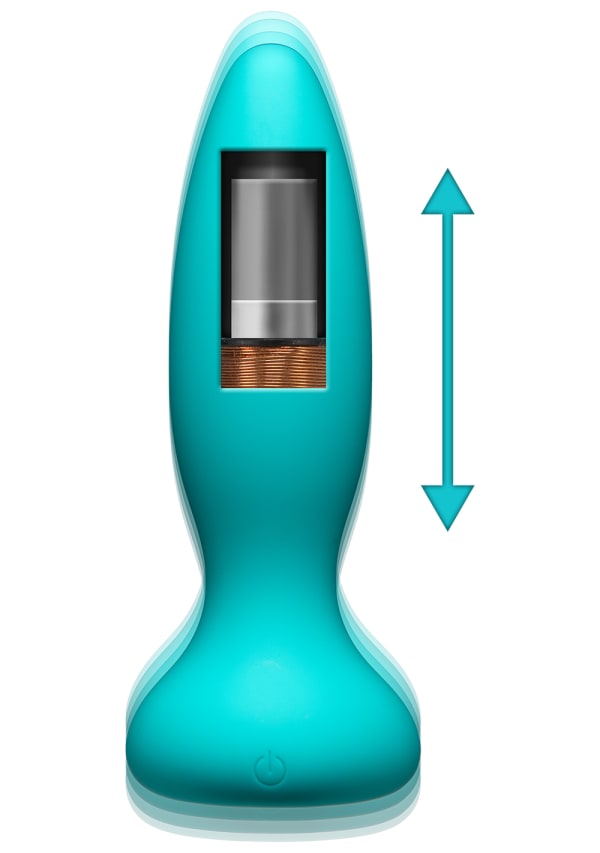 Doc Johnson A-Play Thrust Rechargeable Silicone Anal Plug Butt Plugs