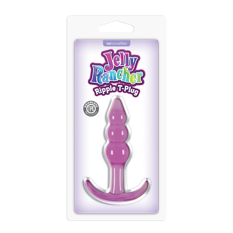 NS Novelties Jelly Rancher Ripple Anal T-Plug Butt Plugs