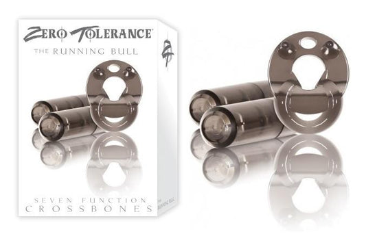 Zero Tolerance Crossbones Running Bull Vibrating Cock Ring - Vibrating Cock Rings
