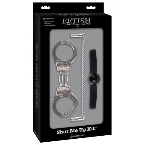 Fetish Fantasy Limited Edition Shut Me Up Bondage Kit - Bondage Gags and Bits