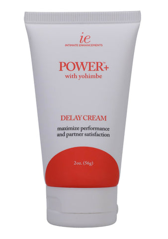 Doc Johnson Power+ with Yohimbe Delay Cream for Men 56g - Delay and Excite Sprays
